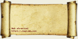 Jaroslav Bzeničanin vizit kartica